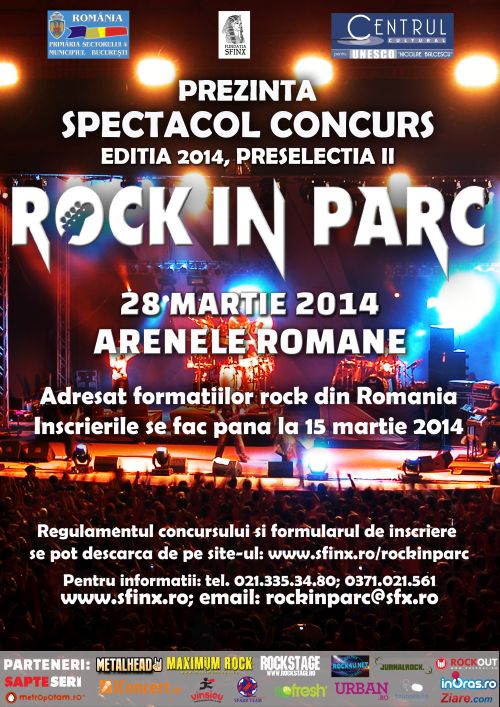 Rock in Parc revine in martie 2014